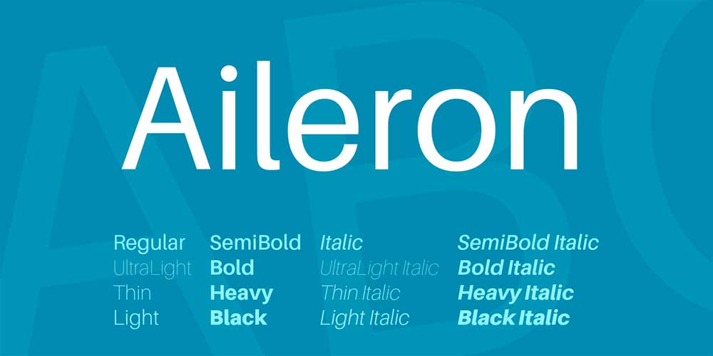 Aileron Font