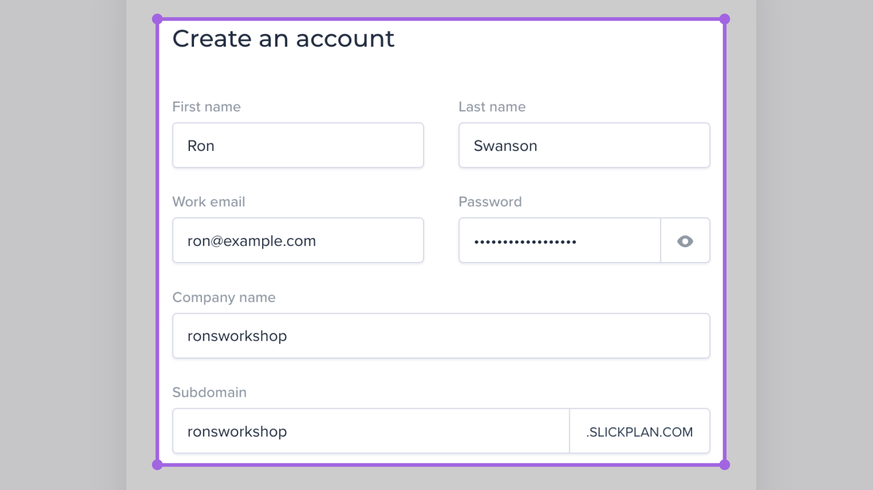 Creating An Account Slickplan Creating An Account Slickplan