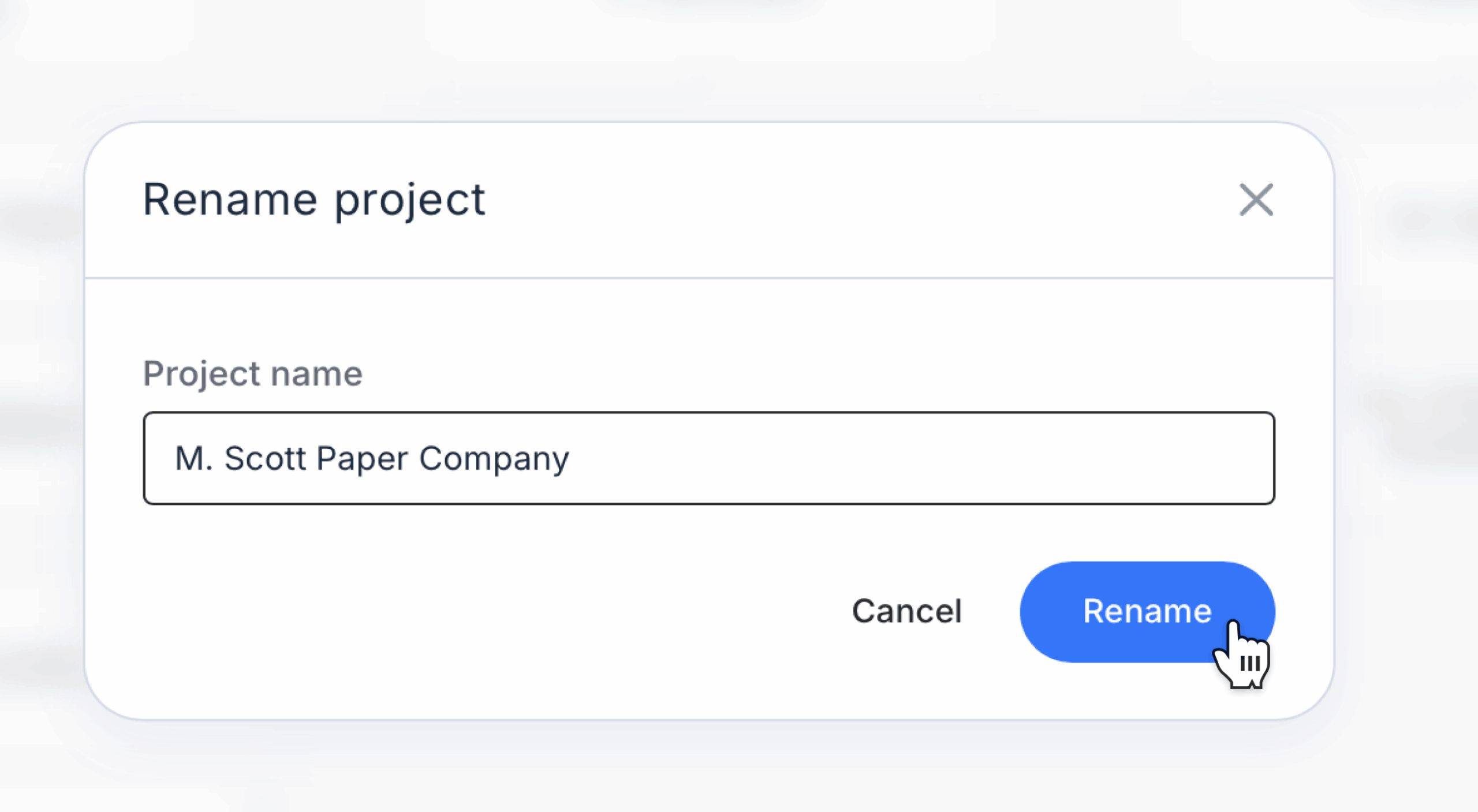 diagram project rename modal window scaled