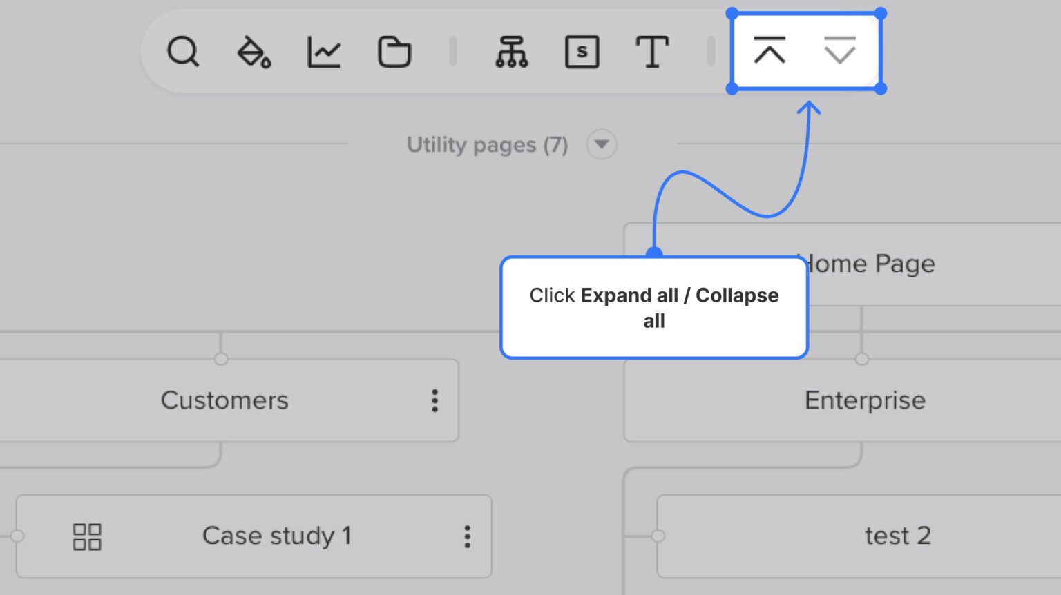 Expanding and Collapsing Sitemap Pages | Slickplan