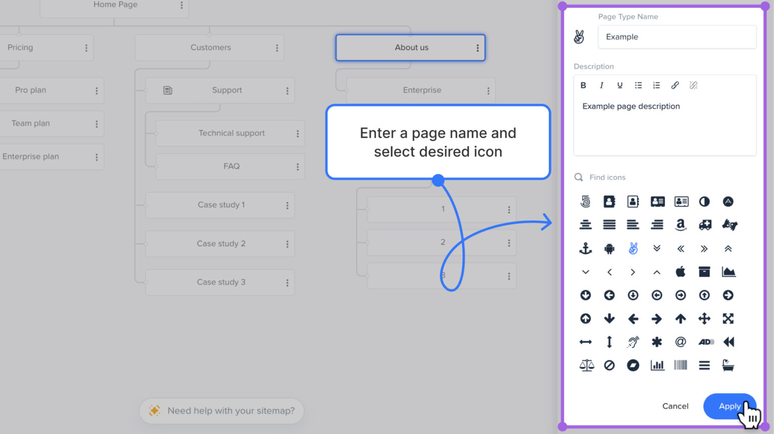 Creating Custom Page Types | Slickplan