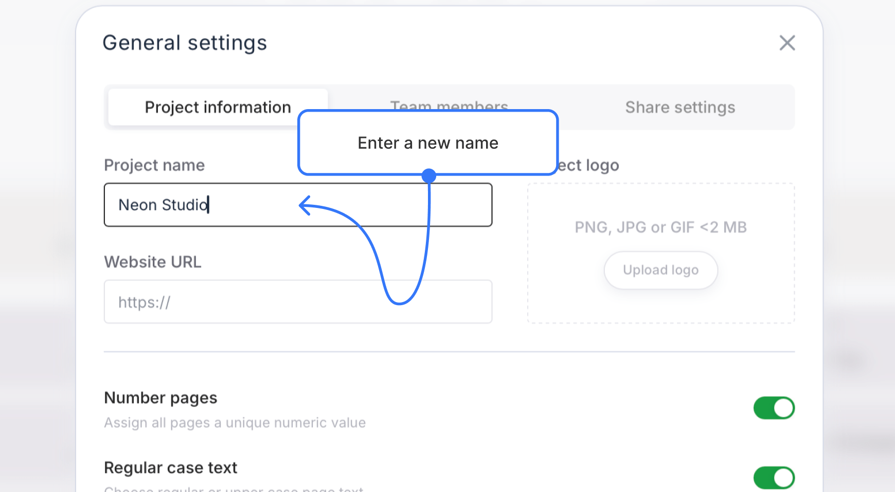 renaming sitemap in general settings