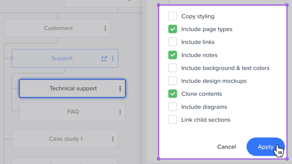 Cloning Existing Sections Slickplan Cloning Existing Sections Slickplan