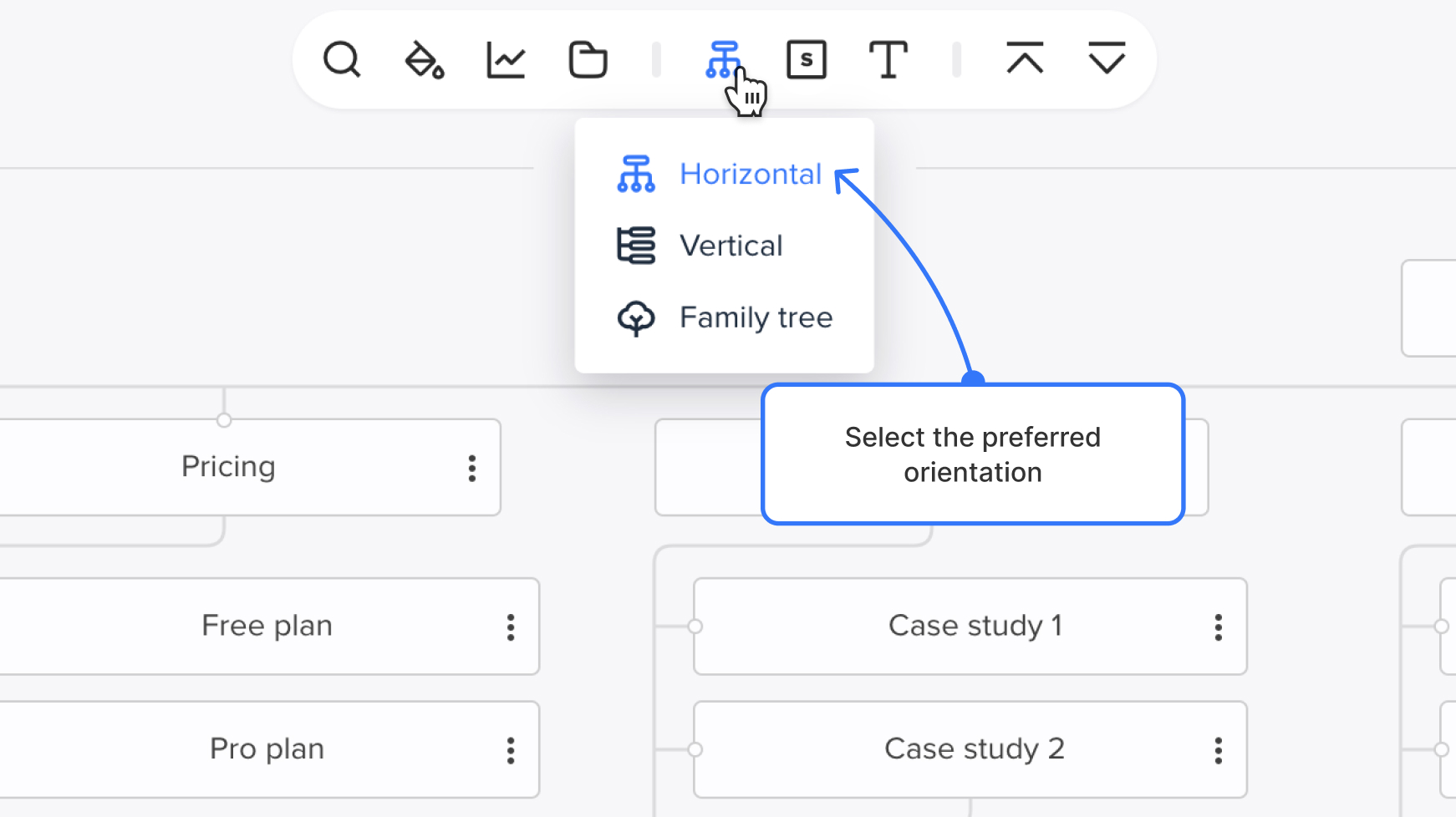 sitemap orientation tooltip expanded