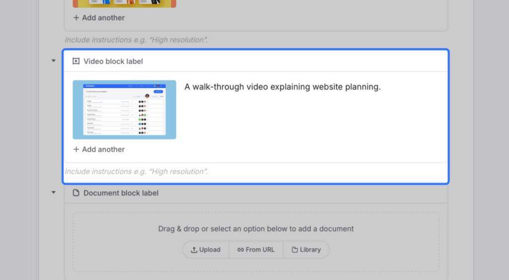 Adding Images, Videos, and Documents to a Page | Slickplan