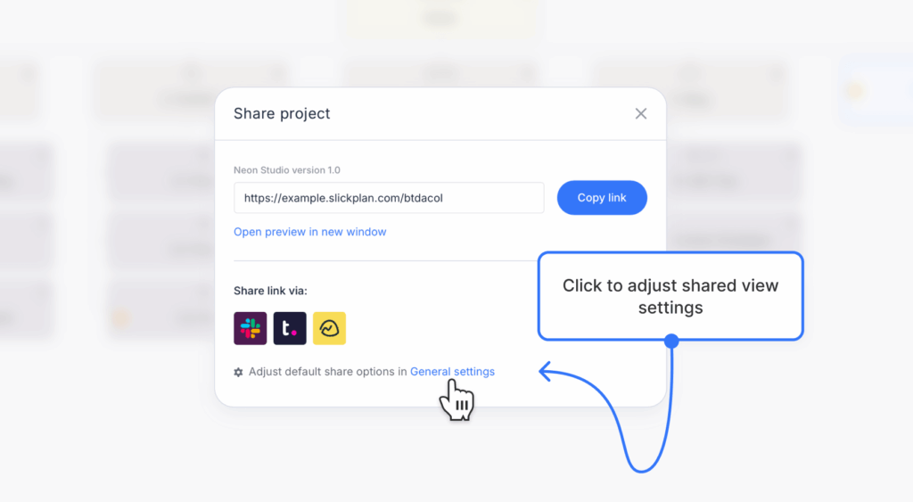 Using Preview Mode to Share Projects | Slickplan