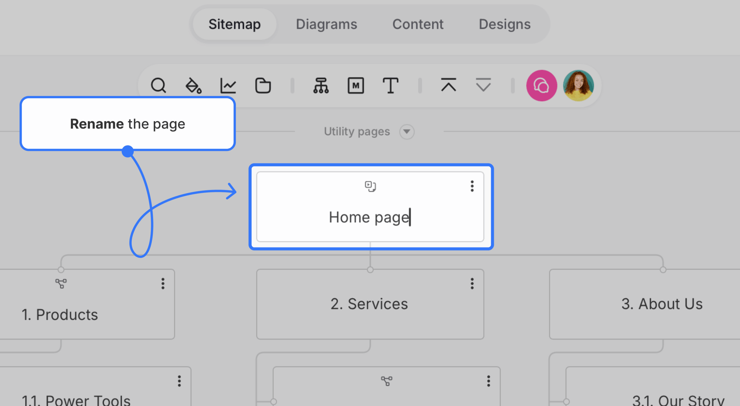 homepage name being updated scaled