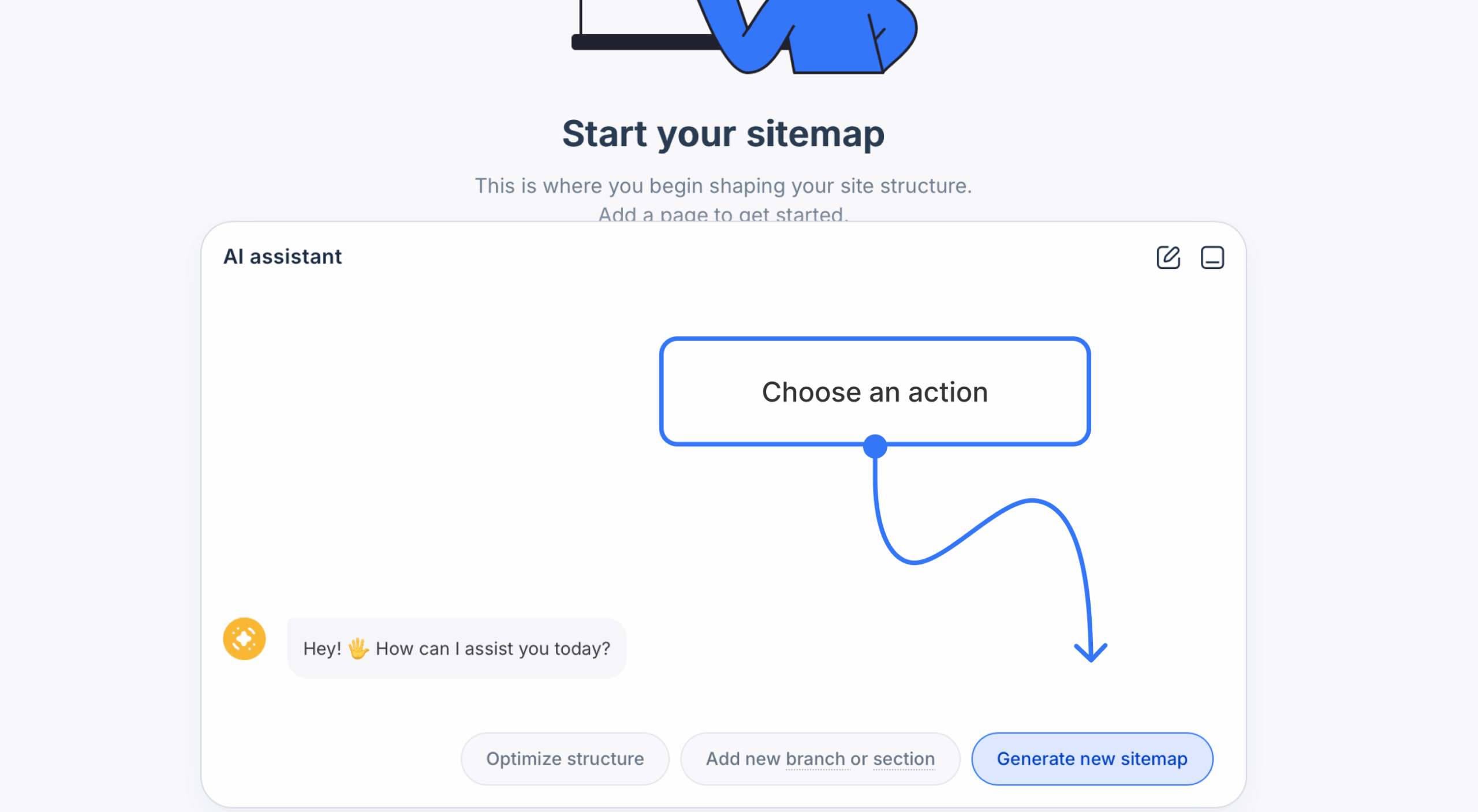 ai assistant generating new sitemap project scaled